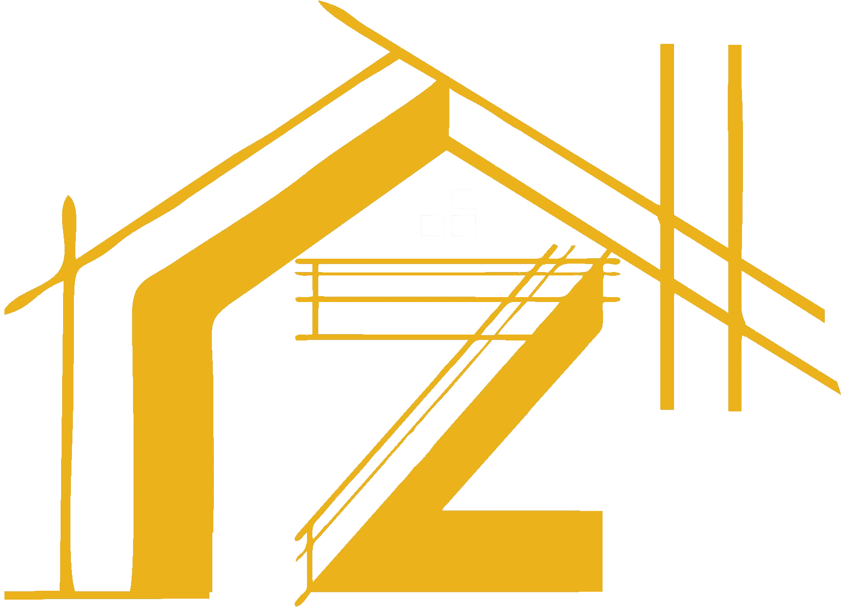 GENZ Projects Logo - modern architecture symbol